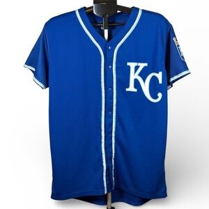 Success Promotions Kansas City Royals Jersey Mens Medium Blue Fox Sports 23148